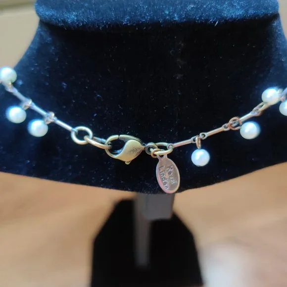 Kerri Linden faux pearl necklace - Picture 5 of 7